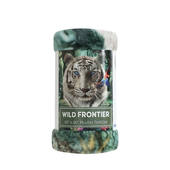 Throw Blanket 50in X 60in NEW TIGER Design - Picture 3 of 3